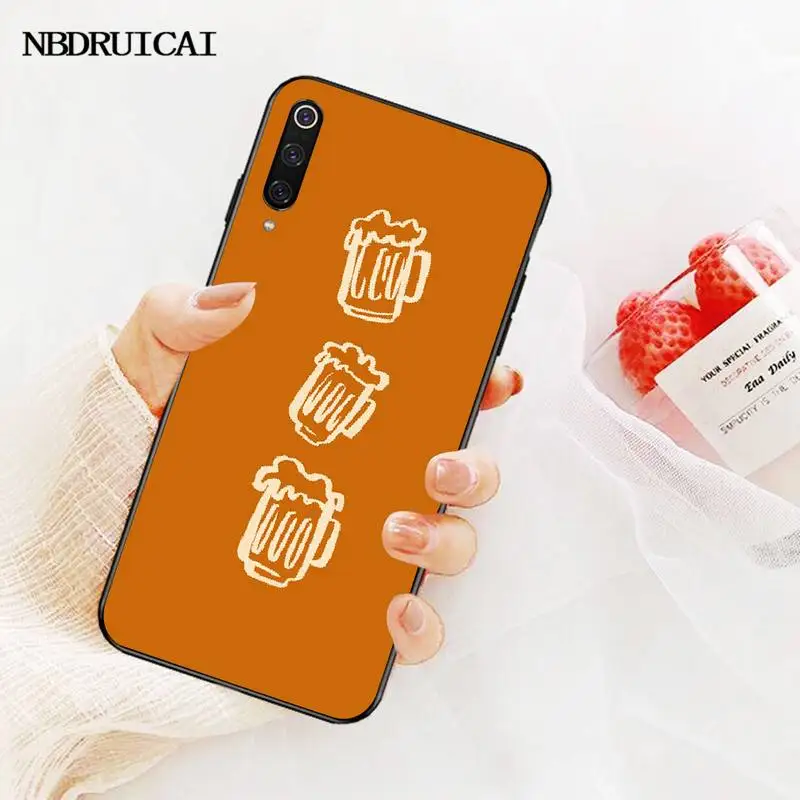 Мягкий чехол для телефона PENGHUWAN с рисунком пива Xiaomi Mi9 9SE 8SE Pocophone F1 Mi8 Lite|Бамперы| |