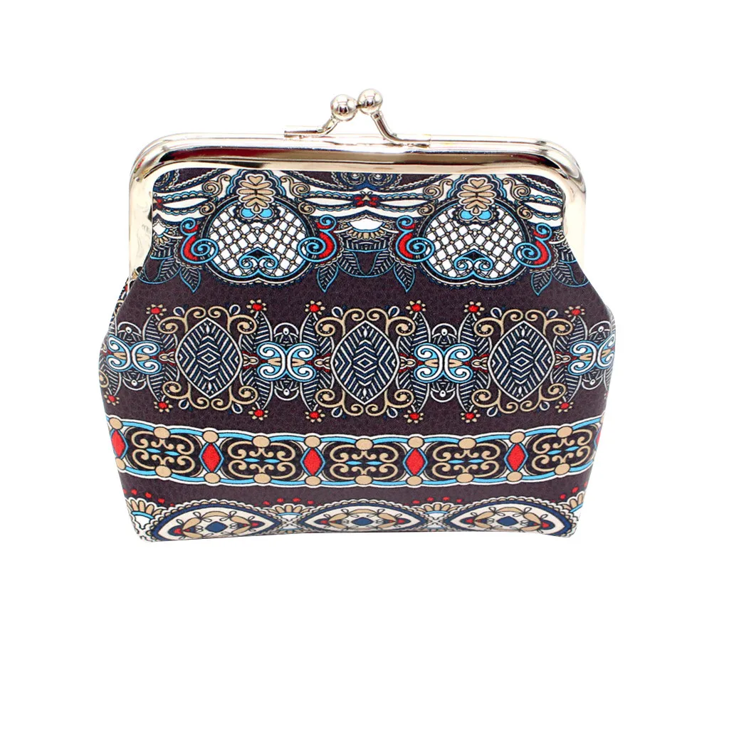 Aelicy повседневный женский кожаный кошелек с принтом для монет держатель карт