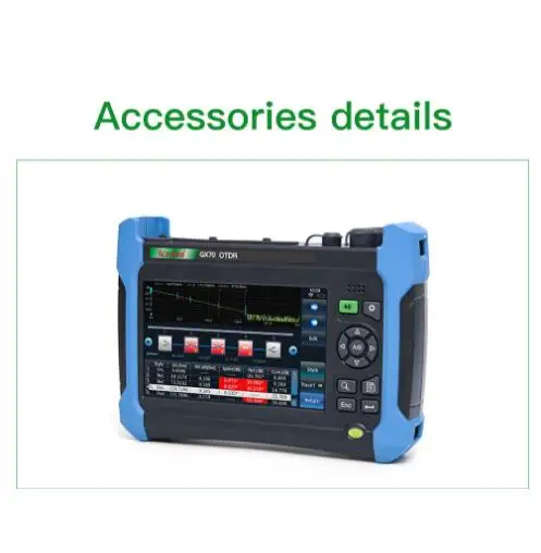 PON OTDR 1625nm KomShine QX70 1310/1550 нм оптический измеритель мощности 10 мВт VFL|Детали устройств