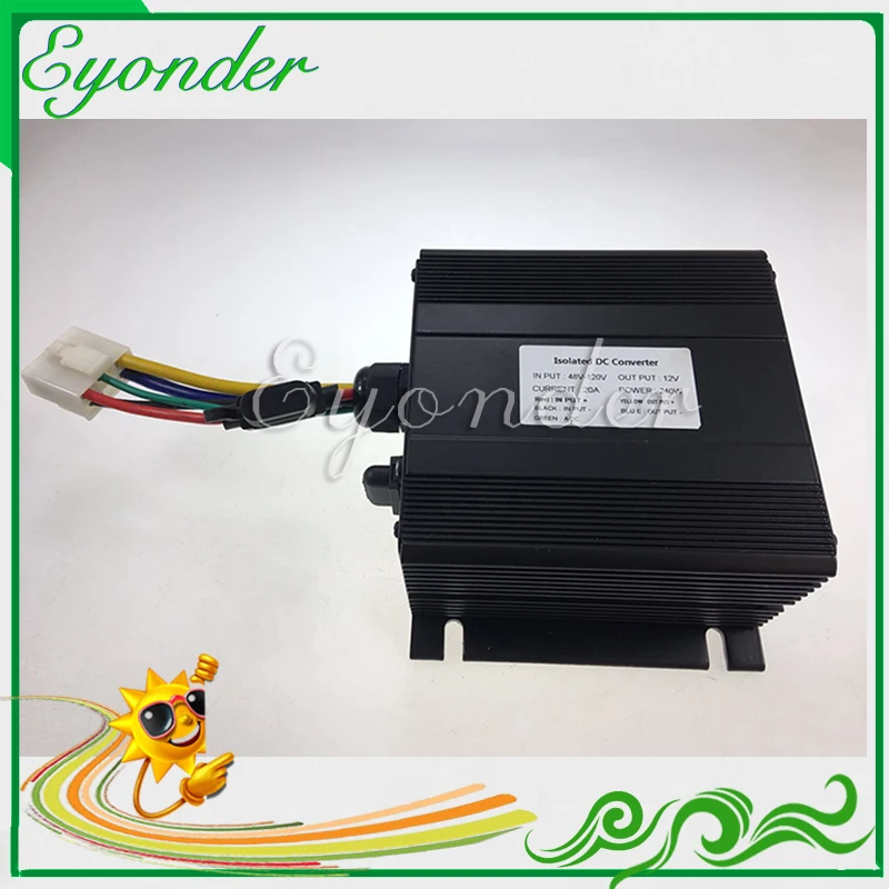 72v 60v 80 dc двигатель напряжение 90v 100v 110v 120v 48v dc/dc преобразователь изолированные 5a 240w