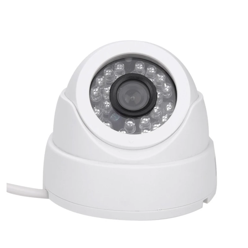 Купольная камера видеонаблюдения 1/3 CCD 1000TVL 24 светодиодный ИК фильтр 3 6 мм