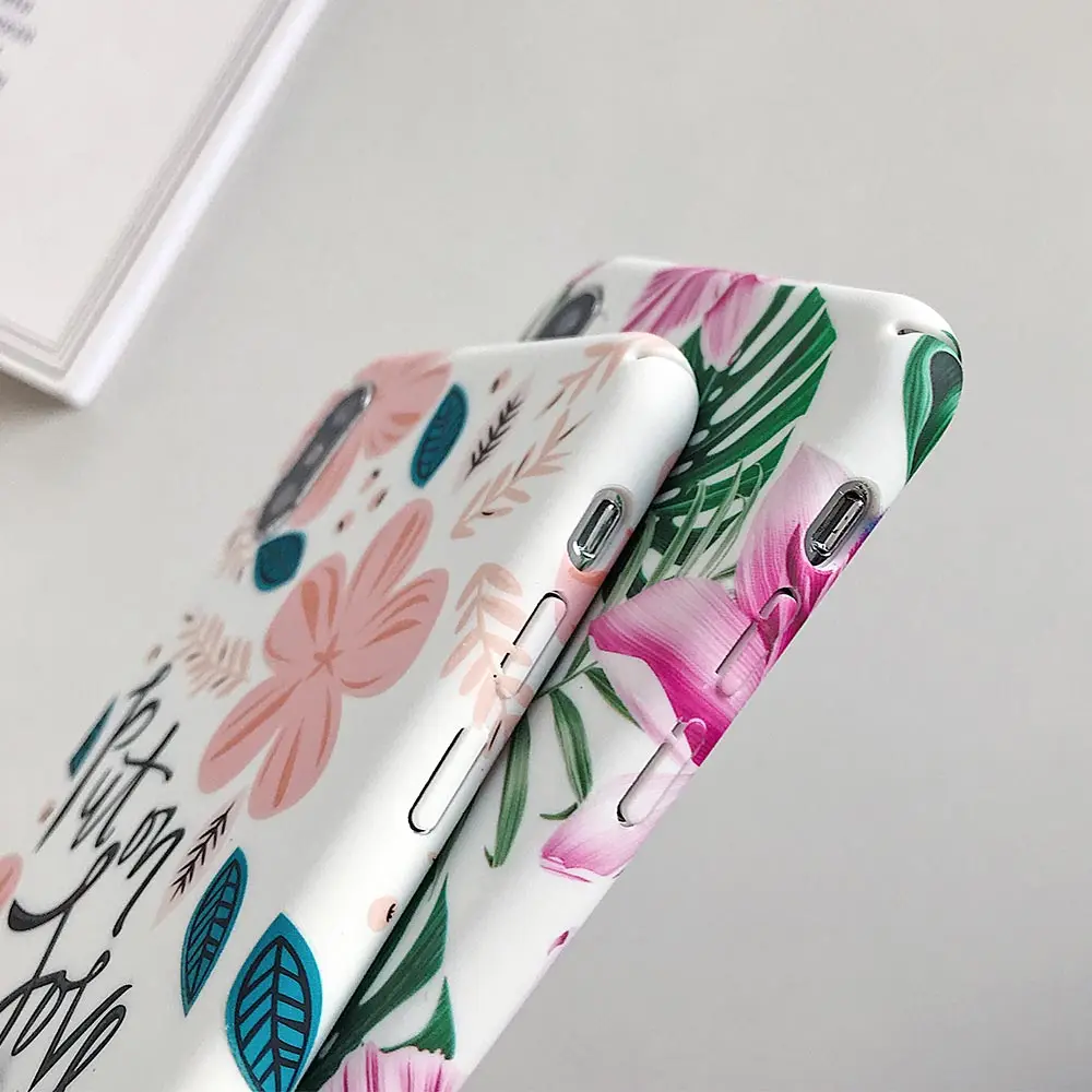 Kisscase Симпатичные Фламинго Чехол для айфон 5S 6 6S 7 8 чехол Smooth touch ПК Жесткий 5 iPhone X XR