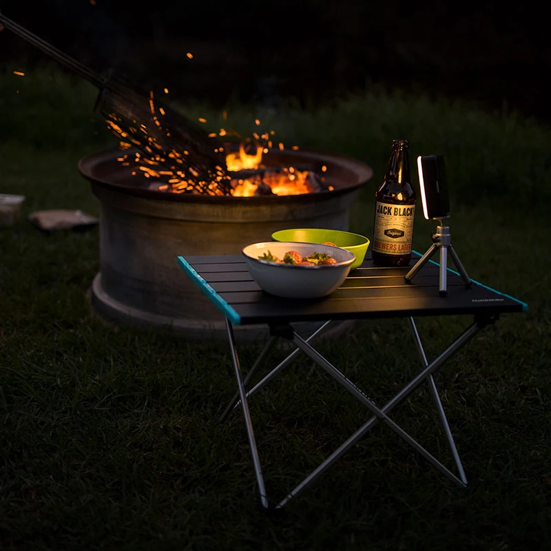 Портативный Складной Стол NatureHike с алюминиевой столешницей для походов на