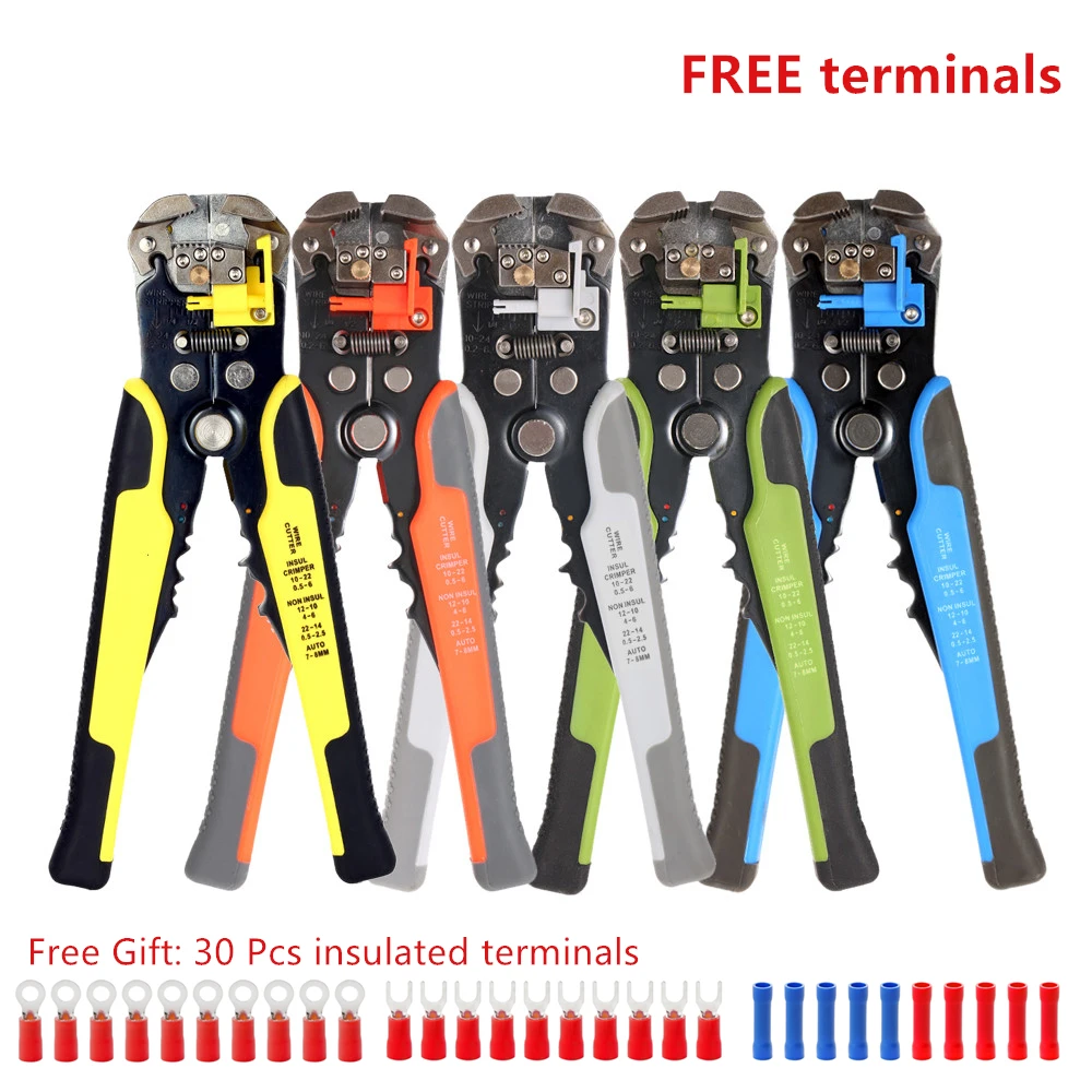 HS D2 5 в 1 проводной автоматический инструмент для зачистки кабеля