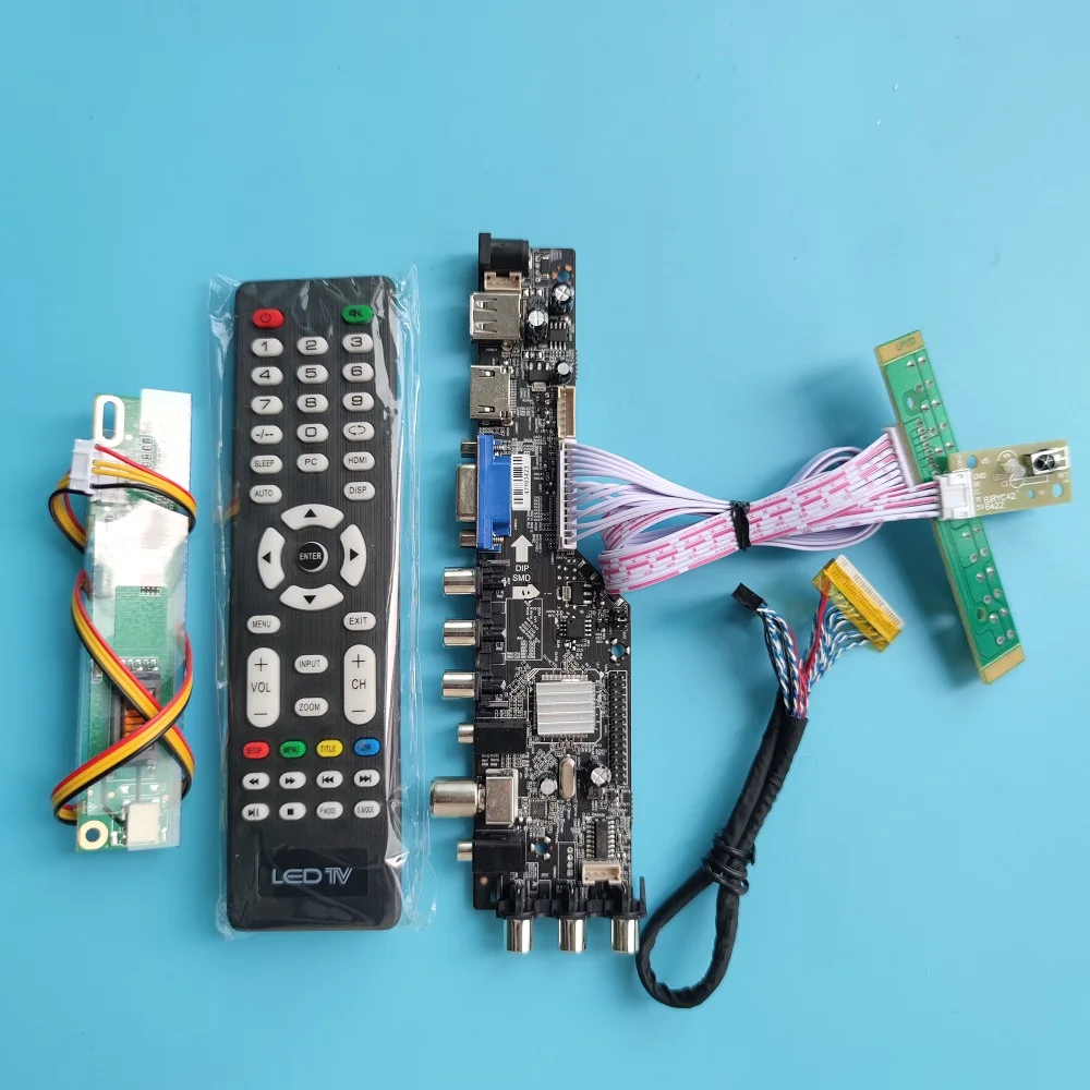 

Kit LTN154P3-L03/LTN154P3-L04 1680X1050 TV VGA USB Panel Controller board DVB-C DVB-T 1 CCFL LCD Digital HDMI-compatible remote