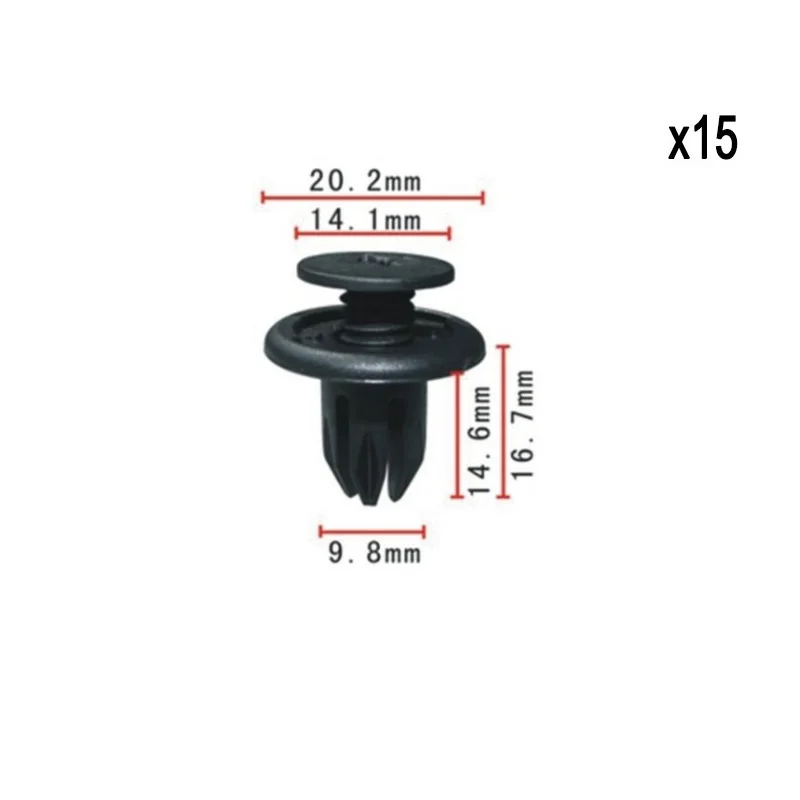 

15 шт., нейлоновый чехол для Honda Acura OE #91503-SP0-003