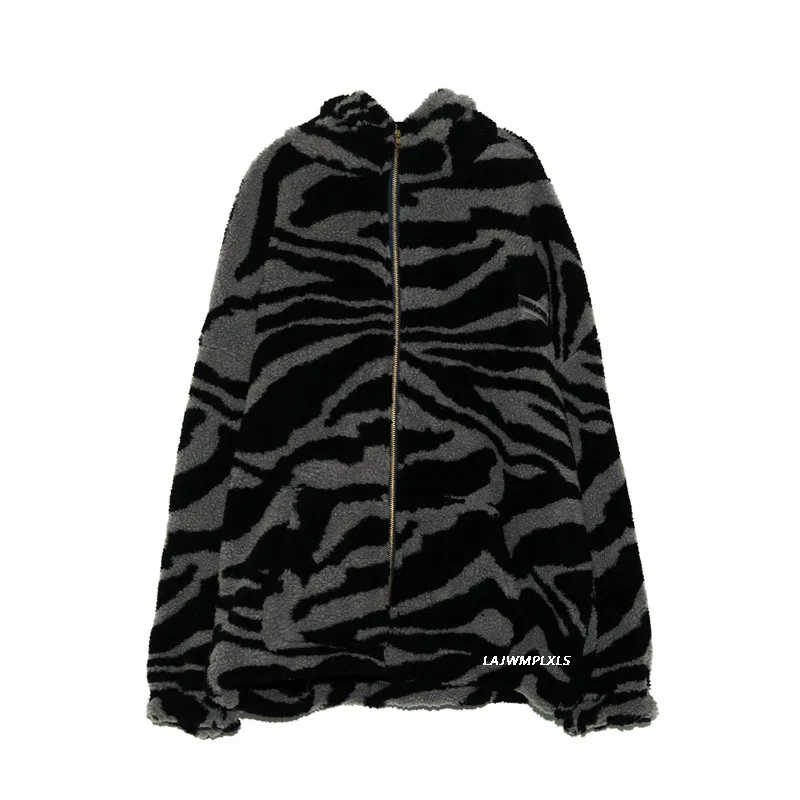 2022 новая зимняя уличная одежда с рисунком зебры ягненка шерстяные плотные теплые