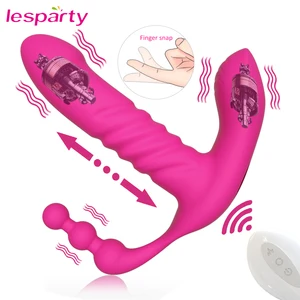 Wearable Women's Dildo Vibrator For Women Anal Beads Clitoris Stimulation G-Spot Female Vibrators Sex Toys For Women Massage
