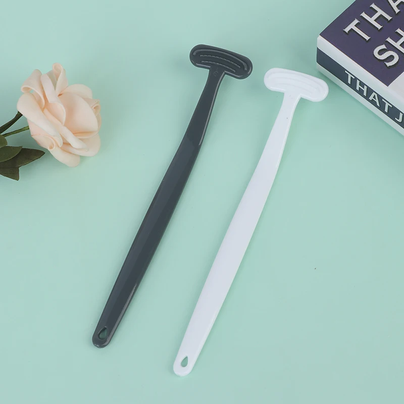 

1pcs Tongue Brush Oral Cleaning Brushes Tongue Scraper Cleaner Fresh Breath Health