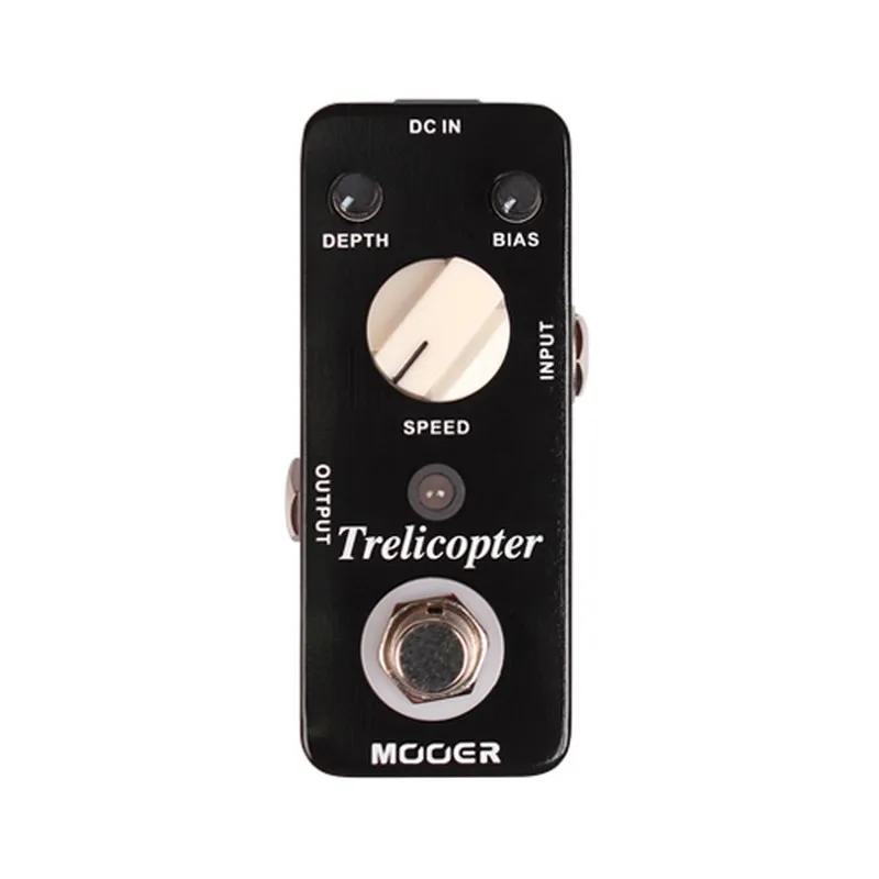 Mooer Trelicopter микро мини оптическая тремоло педаль эффектов для электрогитары истинный обход металлический Гитарный процессор аксессуары Запчасти