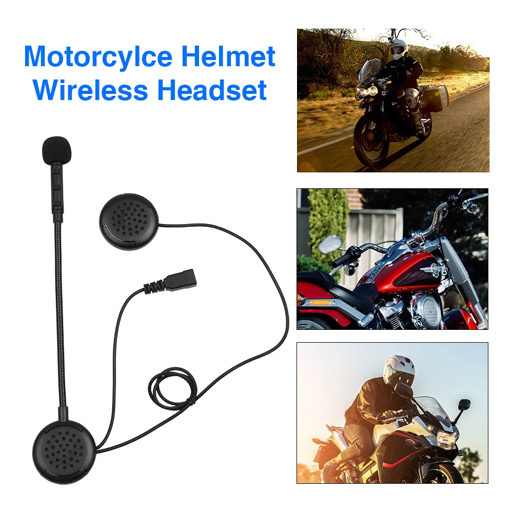 Bluetooth гарнитура для мотоцикла беспроводные наушники шлема системы связи