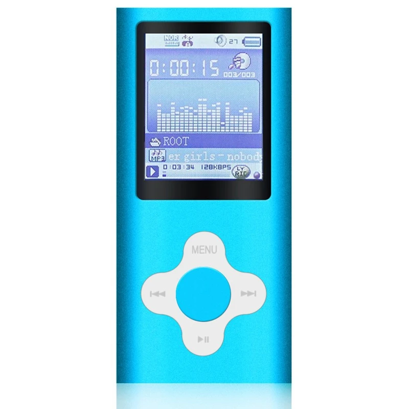 Стильный Mp3/Mp4 плеер с 16 Гб Micro Sd картой Sup порт просмотра фотографий мини Usb 1 8 Lcd