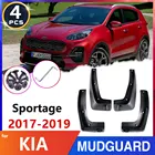 Брызговик на автомобильные шины, брызговик для KIA Sportage QL 2017 2018 2019, брызговики, брызговики, автонаклейки