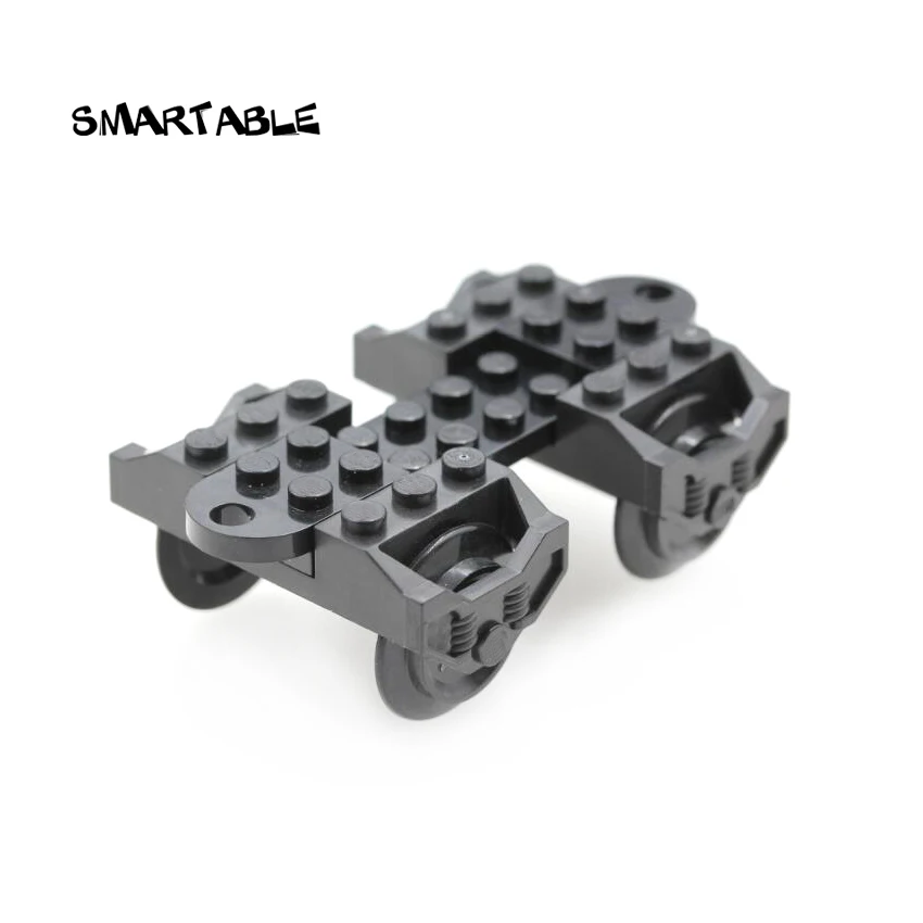Колесо поезда Smartable/колесо основание/крышка/рельс/балка детали MOC детский