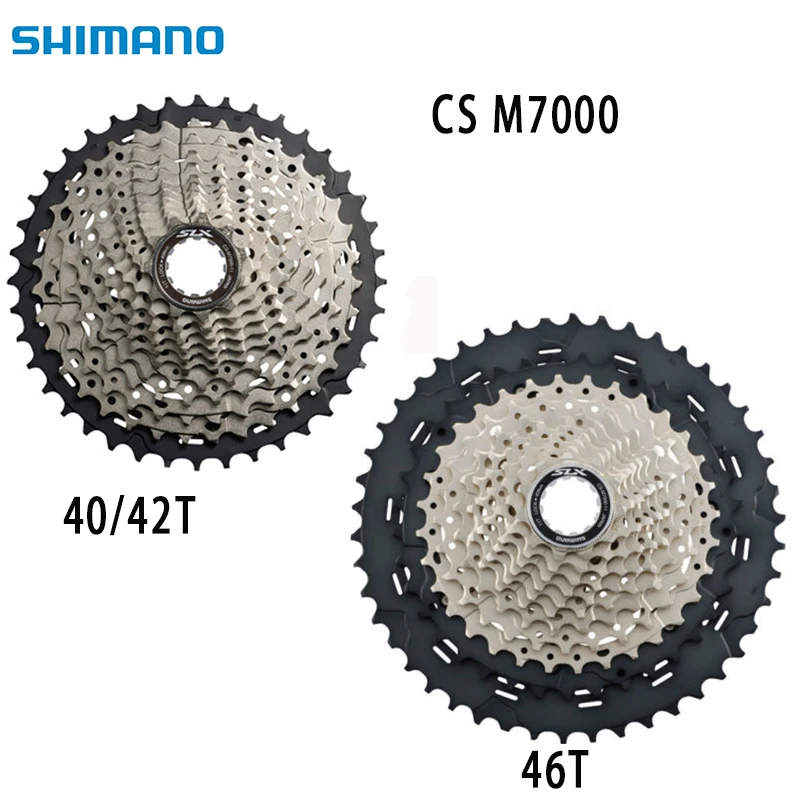 Кассетные звездочки SHIMANO Deore SLX CS M7000 для горного велосипеда MTB 11 speed freewheel cogs 40T 42T 46T|