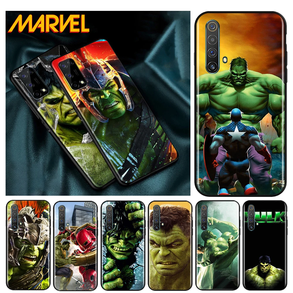 

Hulk marvel hero for OPPO Realme V15 X5 X3 X50 X7 X2 C17 C11 C3 C2 7 7i 6 6S 6i 5 3 2 Pro Soft Black Phone Case