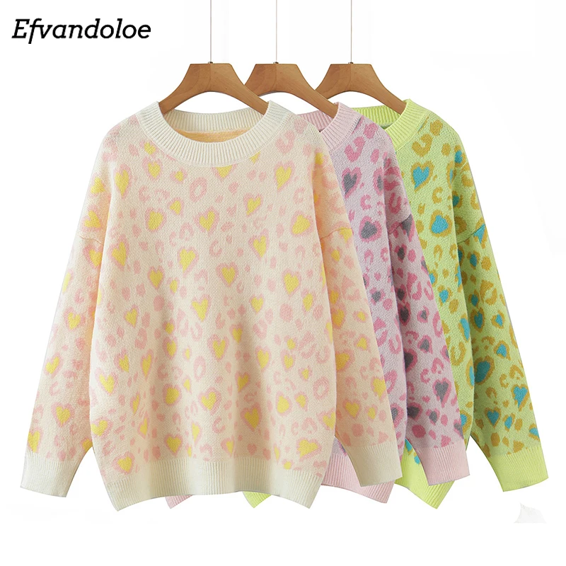 

Осенне-зимний женский трикотажный эластичный свитер с длинным рукавом и круглым вырезом