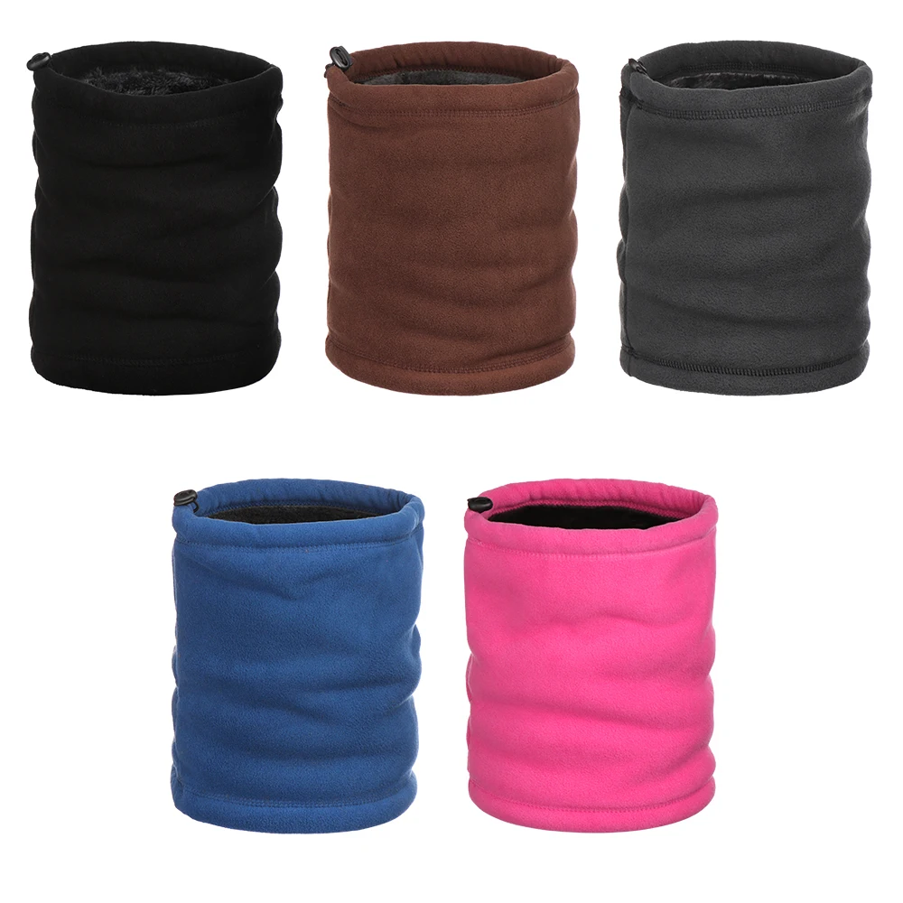 1 шт. вязанный Флисовый Шарф для шеи Лыжная Балаклава шапка на шею теплая вязаная