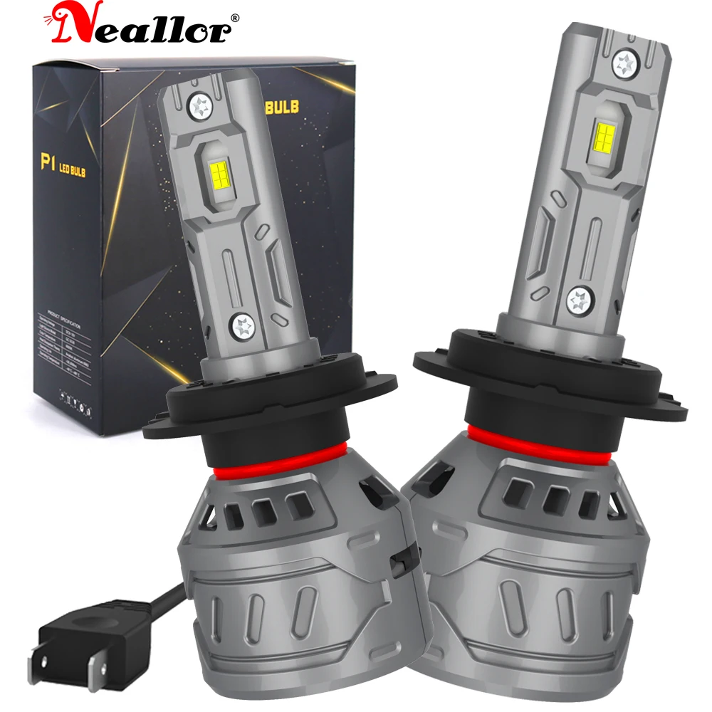 

2pcs Pairs 60W H7 H8 H11 LED Lamp Car Headlight Bulb HB3 9005 HB4 9006 H9 H4 Canbus 6000K 10000LM Auto 9012 Hir2 Turbo Fog Diode