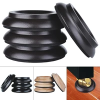 4pcslot wood vertical piano mats foot caster cups soundproof shockproof and moistureproof with eva mat black brown wood