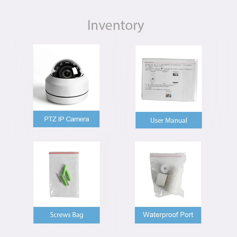 2MP 5MP Full HD PTZ IP Камера годный для использования вне помещения миниатюрный Скорость