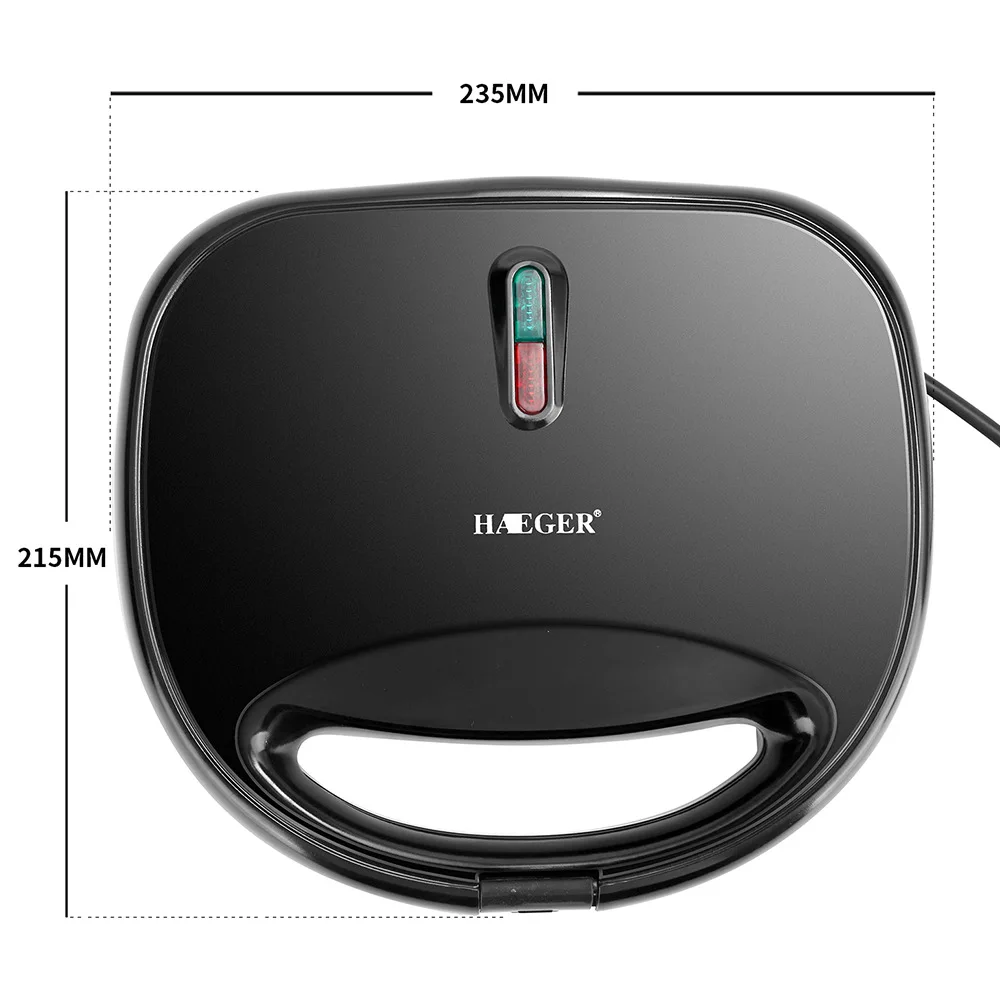 Электрический аппарат для приготовления вафель 750 Вт Железная машина сэндвичей