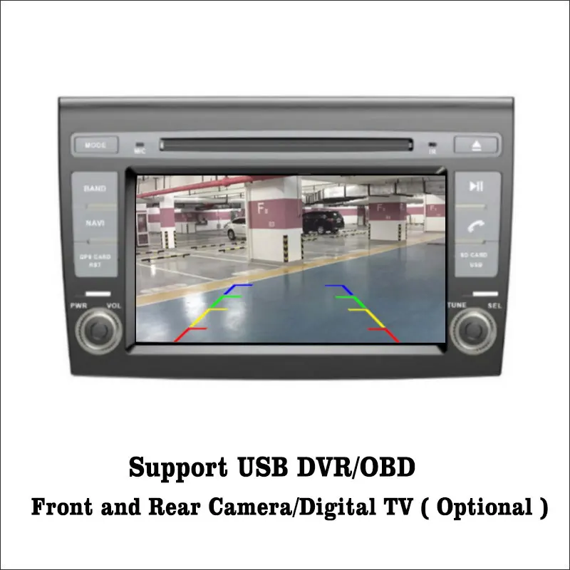 Liislee Android 7 1 2G RAM для Fiat Bravo 2007 ~ 2013 автомобильный Радио Аудио Видео Мультимедиа DVD