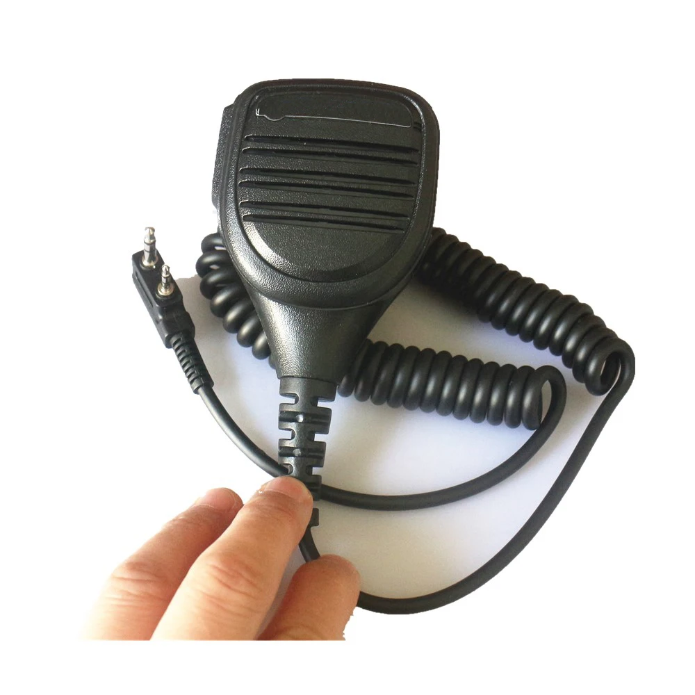 Фото 2-контактный динамик, микрофон KMC-38 для Baofeng UV3R + Plus UV5RB UV5RC UV82 UV-8D UV-B5 UV-B6 GT-3 A52, двустороннее радио №1