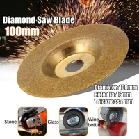 100x16mm diamond cutting discs wheel saw blade dremel rotary tools for glass stone