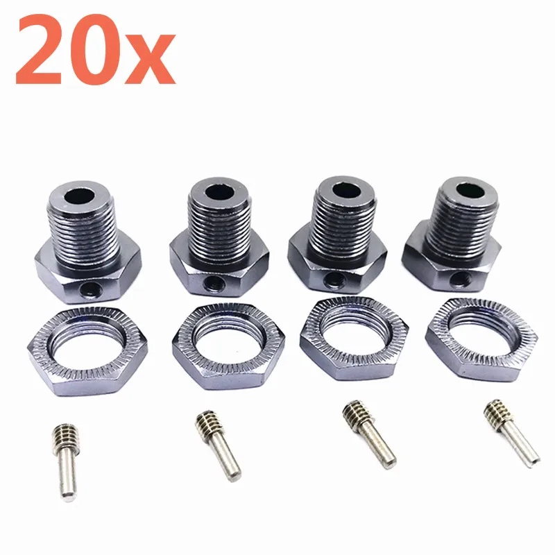 20 штук RC автомобиль обновление алюминиевого сплава колеса шестигранный