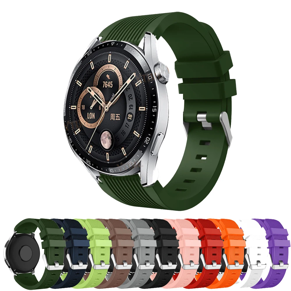 

Ремешок силиконовый для наручных часов Huawei Watch GT 3 46 мм/GT3 Pro, сменный Браслет Для Huawei GT2 Pro/Honor Magic Watch, 22 мм