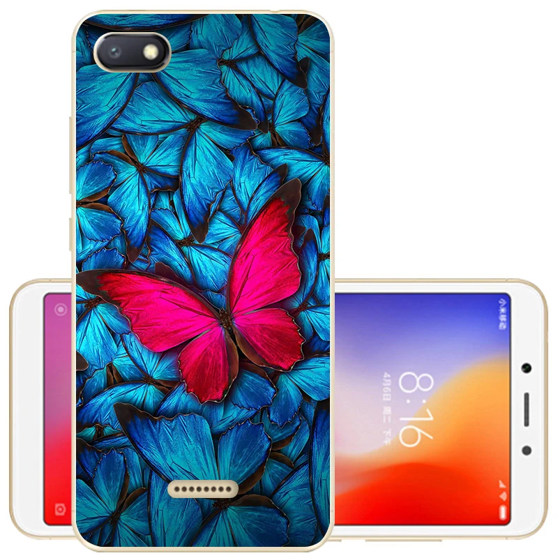 Чехол для Xiaomi Redmi 6A Redmi 6, чехол для Redmi 6A Couqe, Мягкая силиконовая задняя крышка, защитный чехол из ТПУ для Redmi6 6 A, чехол для телефона s - Цвет: 6