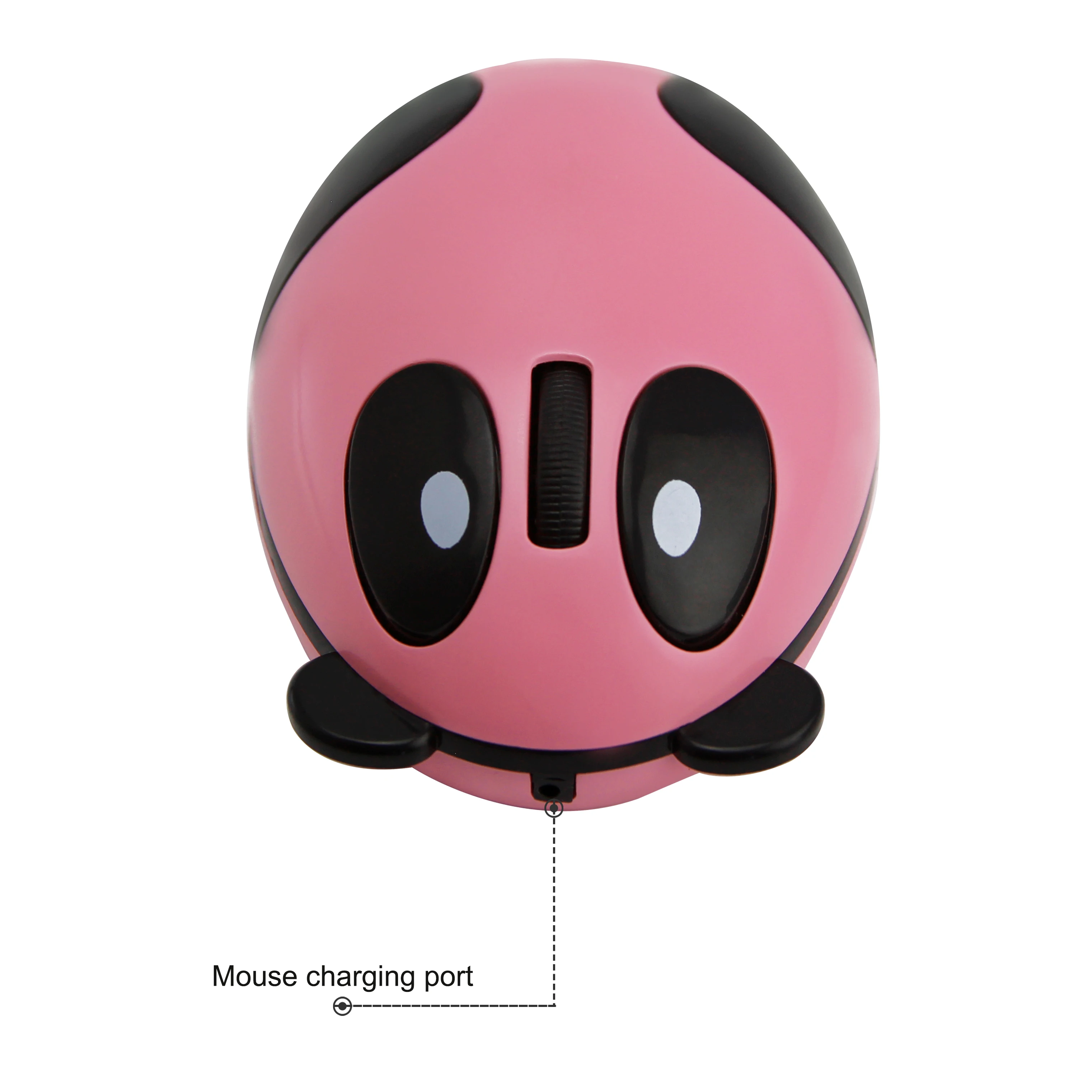 Симпатичная беспроводная мышь розовая панда форма мультфильм игровая USB