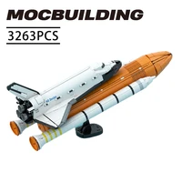 creative moc space shuttle discovery upgrade module set assembly model puzzle toys spacecraft for children kids birthday gift