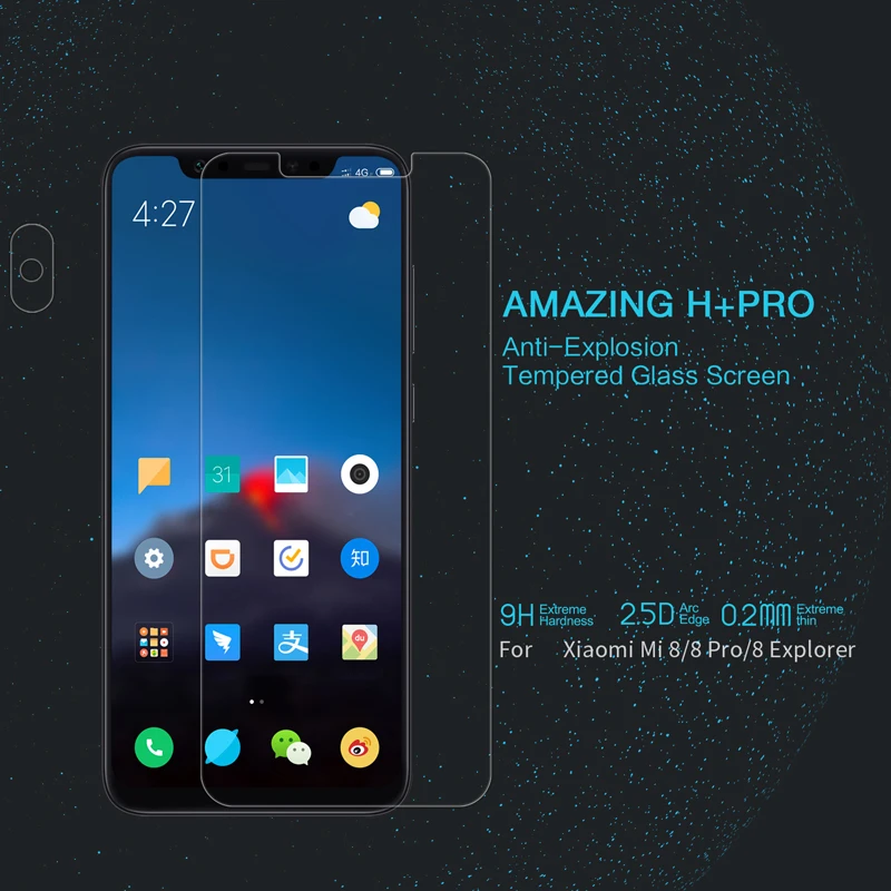Для xiaomi mi9 стекло mi 10 Lite 5G Nillkin Amazing H/H + PRO закаленное Защита для экрана Xiaomi mi8/mi 8 pro