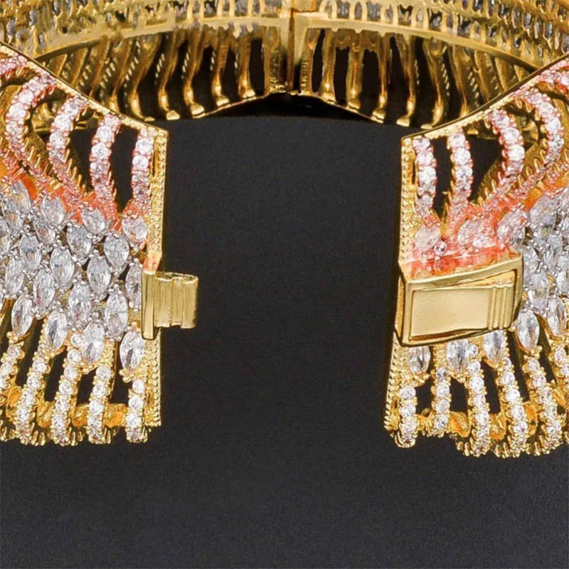 Ювелирные изделия donia Роскошные преувеличенные медь микро инкрустированные AAA