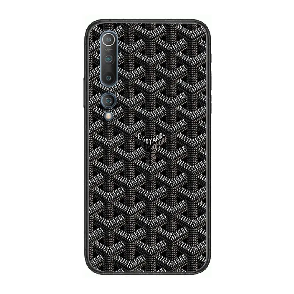 

Fashionable G-Goyard design Phone Case For xiaomi mi11 5g 10 liti Ultra 9Pro SE 3 8 Note Anime Black Cover Silicone Back Prett