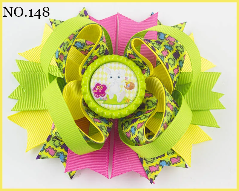 Бесплатная доставка 50 шт. C group пасхальные банты для волос заколки в виде кролика