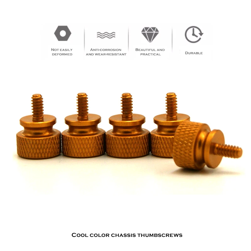 

5pcs Colorfull Mounting Screws For PC Case PC Cooling Accessories