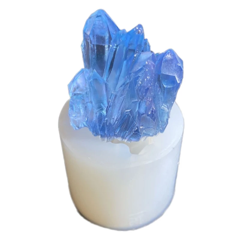 

Simulation Original Stone Crystal Cluster Epoxy Resin Mold DIY Silicone Mould R2LE