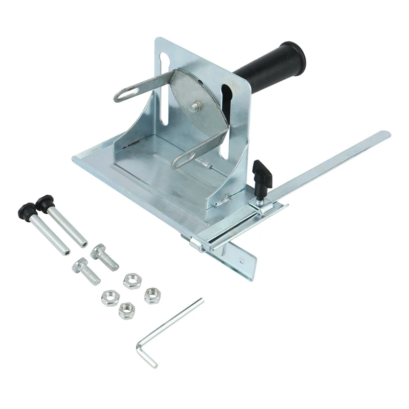 

Multifunction Angle Grinder Stand Angle Cutting Bracket with Adjustable Base Plate Cover for 100mm Angle Grinder