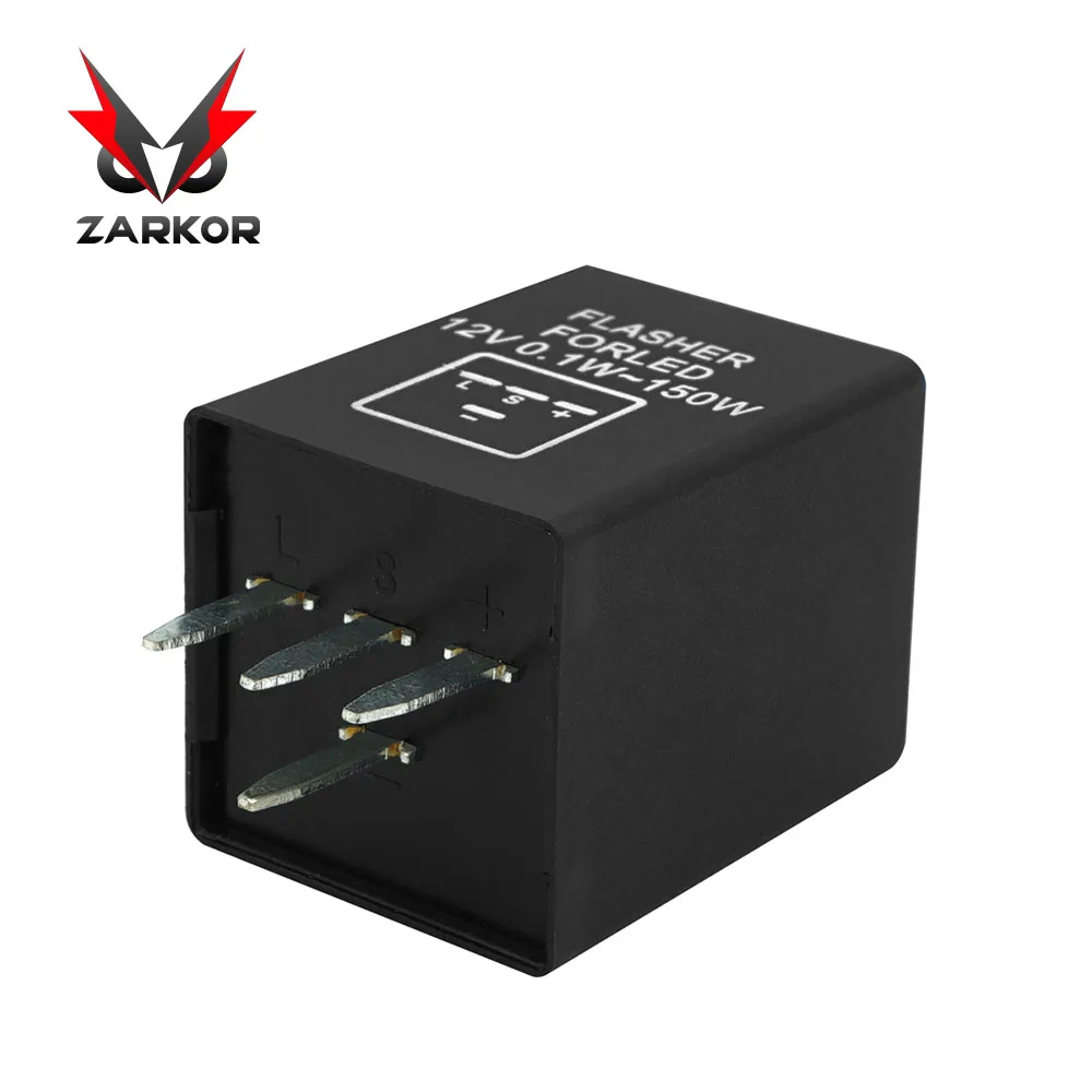 Zarkor 4 контактный светодиодный Flasher релейный 12 В Универсальный для большинства