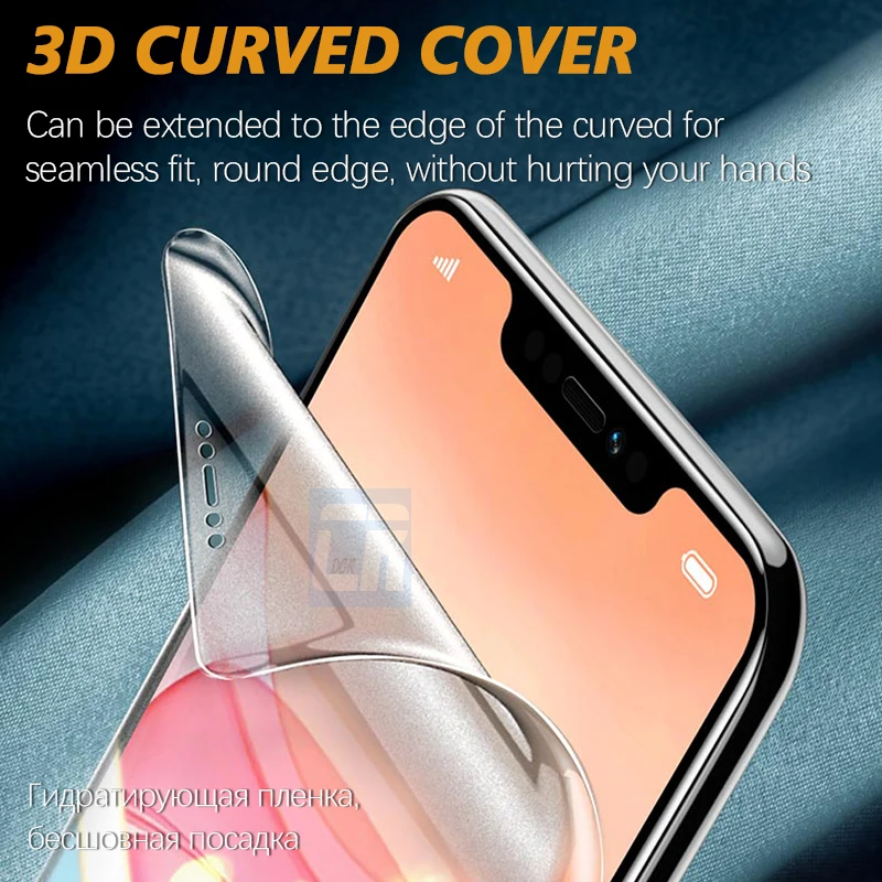 1-5Pcs Anti fingerprint Matte Hydrogel Film for iPhone 11 12 Pro XS Max XR Screen Protector iPhone 13 mini 6s 7 8 Plus no glass