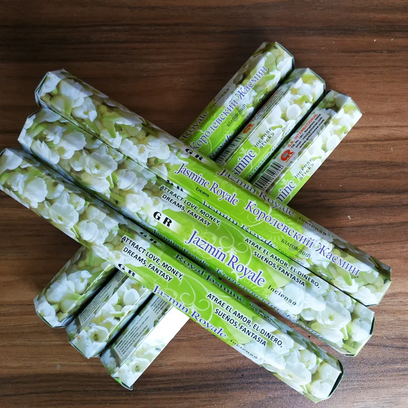 Королевский Жасмин палочки одной маленькой коробке 20 шт./кор. ароматизатор для