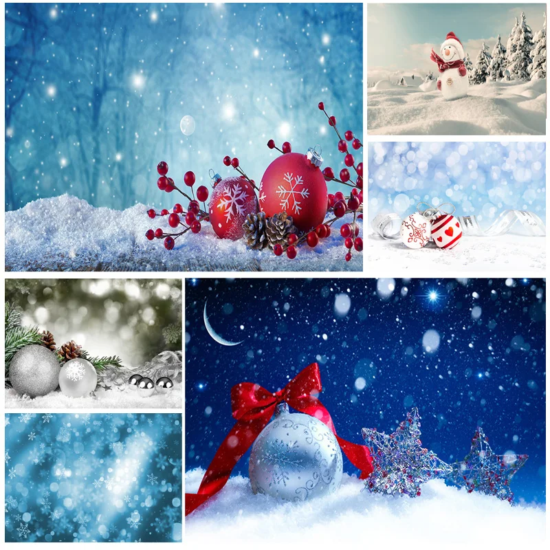 

Vinyl Custom Christmas Theme Photography Background Children Portrait Backdrops For Photo Studio Props 21520 OOM-02