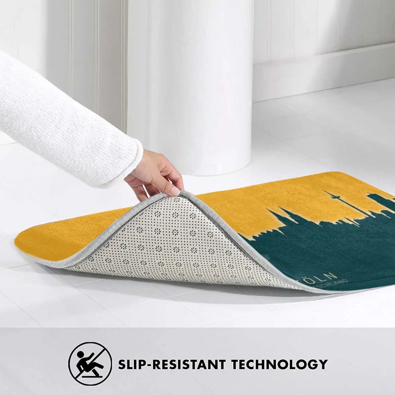 Колонн Германия Skyline Soft House Противоскользящий коврик ковер колонн городской