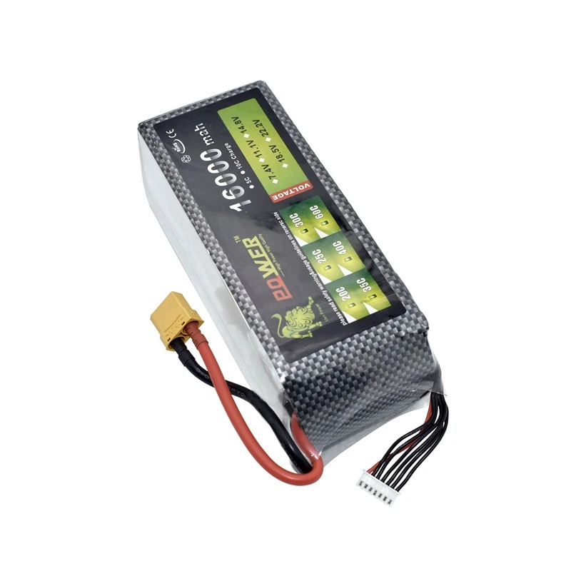 Предотвращение столкновений 2s 3s 4s 6s 16000mah MAX 60C 7 4 v 11 1 14 8 22 2 аккумуляторная батарея