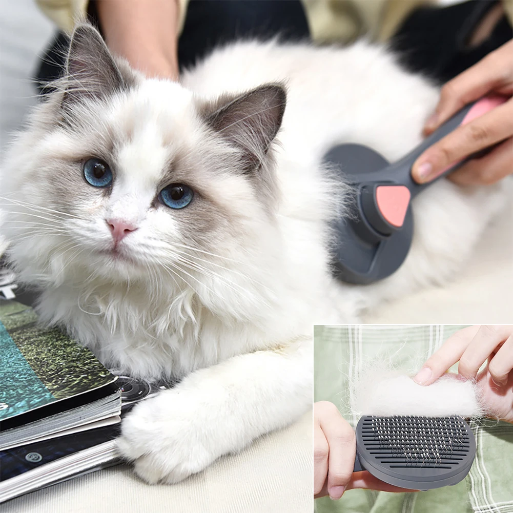 

Pet Grooming Comb For Small Pet Cat Dog Comb Puppy Cat Hair Grooming Slicker Comb Gilling Brush Quick Cleaning Tools Accessories