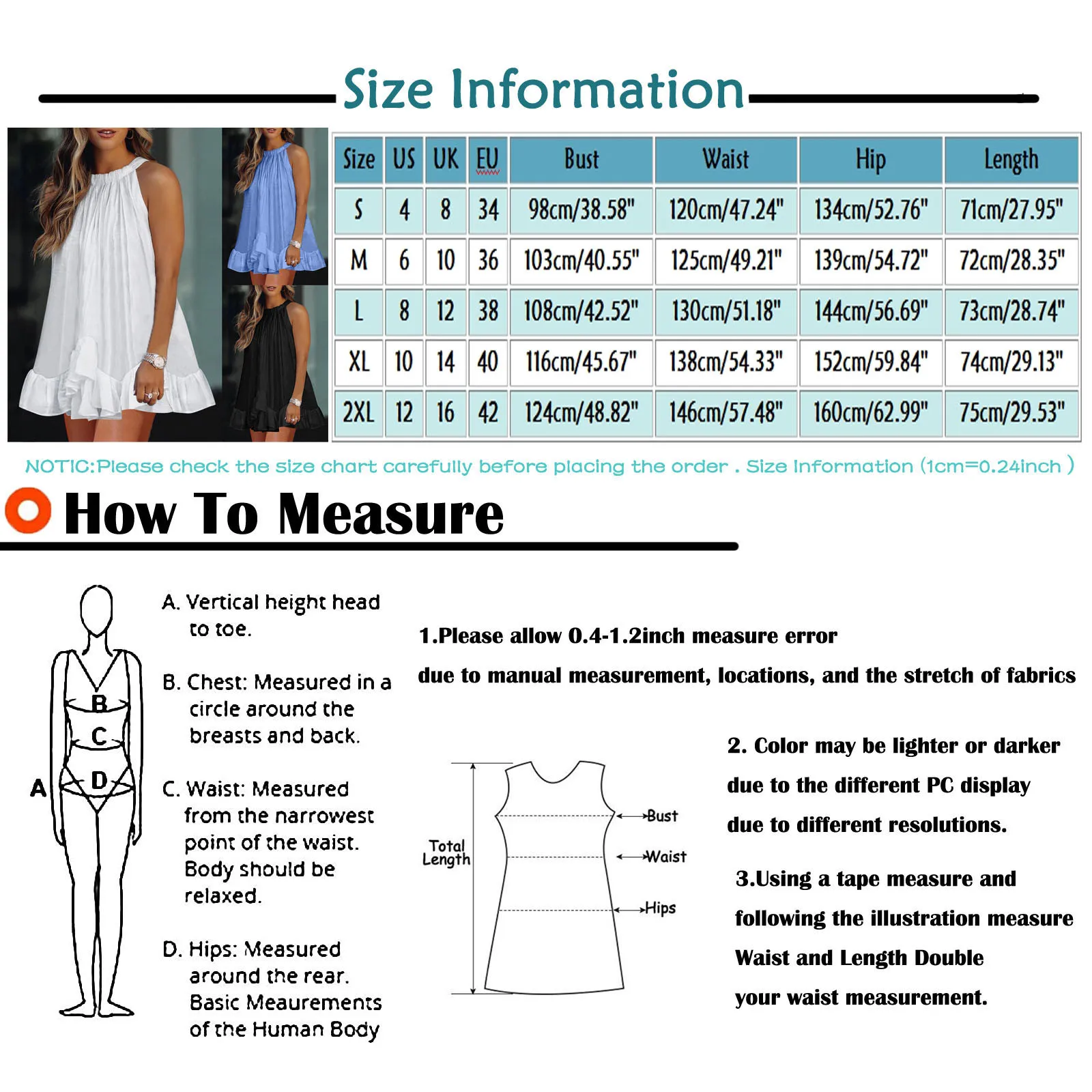 

Women Dresses Summer 2021 Loose Ruffle Princess Style Dress Casual Solid Color Boho Beach Dress