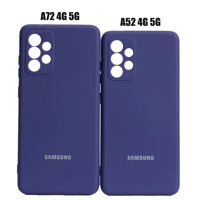 Чехол для Samsung Galaxy A52 A72 мягкий на ощупь защитный чехол шелковистый силиконовый